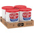 Carnation Instant Nonfat Dry Milk, 22.75 Ounce Canister Tray -- 4 Per Case.