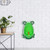 Forestyashe Kids Urinal Frog Cartoon Design Boy Toilet Potty Training Urinal Wall Hung Urinal 1pcs Plastic Hangs Green