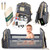Mccawe Diaper Bag Backpack -nappy Travel Baby Bag For Boys\girls With Bassinet-grey