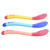 5 Set 3pcs/set Small Toddlers Utensils Plastic Baby Spoons Infant Feeding Tool Heat Sensitive Kids Tableware
