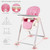 Cynebaby Convertible High Chair For Babies And Toddlers - Multi-function Feeding High Chairs- Pink