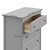 Storkcraft Kenton 5 Drawer Modern Vertical Dresser Pebble Gray Finish