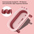 Folding Baby Bath - Portable Baby Bathtub Newborn To Toddler - Baby Bathtub For Girls And Boys, Pink