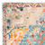 Bohemian Rectangular Area Rug In Teal And Orange (8 Ft. L X 5 Ft. W)