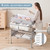 Hisevxus Sweeby Portable Baby Changing Table, Foldable Changing Table Dresser Changing Station For Infant, Waterproof Diaper Changing Table Pad Topper