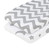 Everyday Kids 2 Pack Changing Pad Cover - Gray/white Chevron & Moon Stars