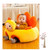 Hgycpp Baby Learning Sitting Chair Comfortable Infant Soft Plush Floor Support Seat Cute Animal Shaped Newborn Sofa Cushion