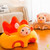 Hgycpp Baby Learning Sitting Chair Comfortable Infant Soft Plush Floor Support Seat Cute Animal Shaped Newborn Sofa Cushion