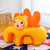 Hgycpp Baby Learning Sitting Chair Comfortable Infant Soft Plush Floor Support Seat Cute Animal Shaped Newborn Sofa Cushion