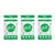 Pur Gum Sugar Free Chewing Gum With Xylitol - Natural Spearmint Flavor - 55 Pieces (pack Of 3)