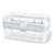 Munchkin High Capacity Deluxe Dishwasher Basket, Accommodates Both Standard And Wide-mouth Bottles, Includes Straw Rack, Large, Gray