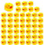 Ysesoai 50 Pack Mini Rubber Ducky Float Duck Baby Bath Toy, Shower Birthday Party Favors Gift