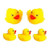 Ysesoai 50 Pack Mini Rubber Ducky Float Duck Baby Bath Toy, Shower Birthday Party Favors Gift