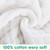 Natural Cotton Muslin Baby Wipes - Soft Newborn Baby Face Towel For Sensitive Skin - 10 Pack 28x28cm