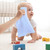 Natural Cotton Muslin Baby Wipes - Soft Newborn Baby Face Towel For Sensitive Skin - 10 Pack 28x28cm