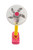 O2cool 4 Inch Portable Battery Powered Stroller Clip Fan, Flip Flop