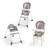 Trio 3-in-1 Convertible High Chair, Toddler Chair, Booster Seat - Flora The Unicorn