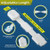 Tolobeve 20 Pack Baby Safety Straps Locks - Multi-use Childproofing Baby Proofing Cabinet Latches Lock (white)