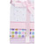 Luvable Friends Baby Girl Cotton Flannel Receiving Blankets, Pink Polka Dots 4-pack, One Size