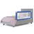 Gymax 57'' Bed Rails For Toddlers Vertical Lifting Baby Bedrail Guard With Lock Blue
