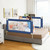 Gymax 57'' Bed Rails For Toddlers Vertical Lifting Baby Bedrail Guard With Lock Blue