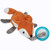 Nuby Fox Plush Toy Pacifier - Orange, One Size