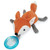 Nuby Fox Plush Toy Pacifier - Orange, One Size