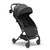 Mompush Lithe Lightweight Stroller With Xl Canopy, Easy To Fold For Travel Friendly, Black, Unisex