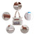Mummy Diaper Bag Stroller Bag Diaper Khaki
