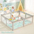 Kamileo Playpen With Mat, 59x71inch Baby Playpen For Babies And Toddlers, Extra Large Baby Playpen With Mat,baby Fence,play Yard For Baby