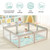 Kamileo Playpen With Mat, 59x71inch Baby Playpen For Babies And Toddlers, Extra Large Baby Playpen With Mat,baby Fence,play Yard For Baby