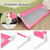 Babyjoy 71''foldable Baby Bed Rail Guard Toddlers Swing Down Safety Bedrail Pink