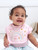 Gerber Baby Girl Cotton Feeding Bib, 6 Pack