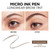 L'oreal Paris Brow Stylist Micro Ink Pen By Brow Stylist Up To 48hr Wear, Dark Blonde, 0.033 Fl Oz