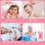 Baby Healthcare And Grooming Kit 13pcs Newborn Grooming Kit With Comb Brush Set For Kids Baby Shower Gifts Pink