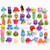 Seekfunning Pokemon Mini Pvc Actions Figures Toys 144 Pcs/set Kid's Gift Party Supplies Cake Toppers