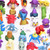 Seekfunning Pokemon Mini Pvc Actions Figures Toys 144 Pcs/set Kid's Gift Party Supplies Cake Toppers