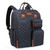 Pomelo Best Diaper Bag With Tons Of Compartments, Built-in Stroller Straps And Changing Pad, Color Dark Gray