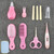 8 Pcs/set Baby Grooming Kit Baby Hair Brush For Nursery Newborn Infant Baby Health Kits