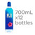 Fiji Natural Artesian Water, 23.7 Fl Oz, Pack Of 12