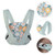 Obosoe Ergonomic Sling Wrap Baby Carrier Multi-function Sling Wrap, Green