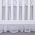 Nojo Ivory Crinkle Crib Skirt/dust Ruffle, White, 18"