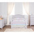 Evolur Fairbanks 5 In 1 Convertible Crib In Dove Gray