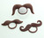 Mustache Pacifier With 3 Interchangeable Mustaches