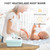 Baby Wipe Warmer, Portable Wipe Dispenser Warmer With Quick Heating System Led Display For Accurate Temperature Settin