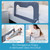 Cecily 3 Ft. Toddler Bed Rail For All Bed Size In Grey