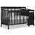 Dream On Me Brody 5-in-1 Convertible Crib With Changer, Black