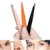 Sanwood Eyebrow Tweezers 3pcs Point Slant Knife Tip Eyebrow Removal Tweezers Eyelashes Extension Tools