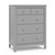 Graco Benton 4-drawer Classic Vertical Dresser Pebble Gray Finish