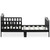 Dream On Me Classic Design Toddler Bed, Black